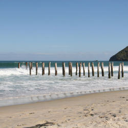 In 2004 the sea wall was refurbished to provide a modern, wide promenade, with steps leading down to the beautiful sandy beach.