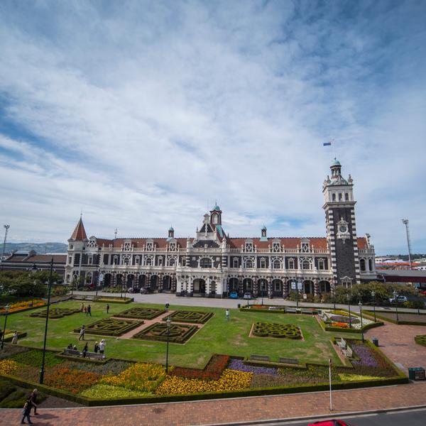 Dunedin's Victorian architecture gives the city a creative, edgy, unique feel.