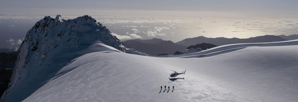 A snow landing adds an extra level of fun to your alpine scenic flight in Queenstown and Mt Cook