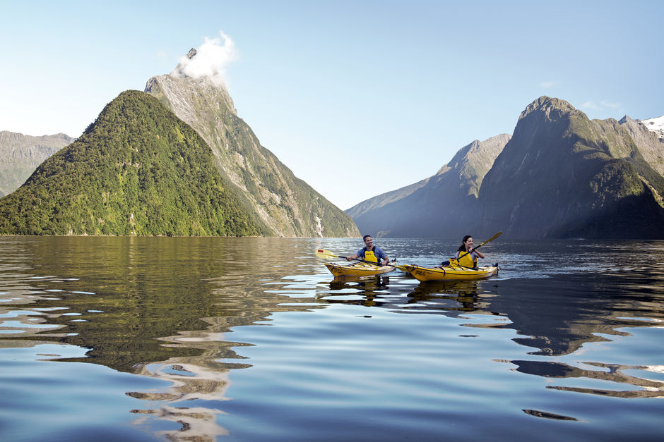 Go kayaking in Milford Sound
