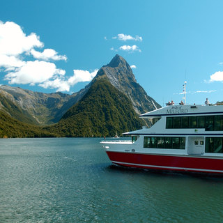 Steep and rugged, Milford Sound is best experienced by stepping off the land.
