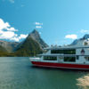 A guided cruise lets you slide between the vertical Mountain views that form the sides of Milford Sound, New Zealands most famous fiord.