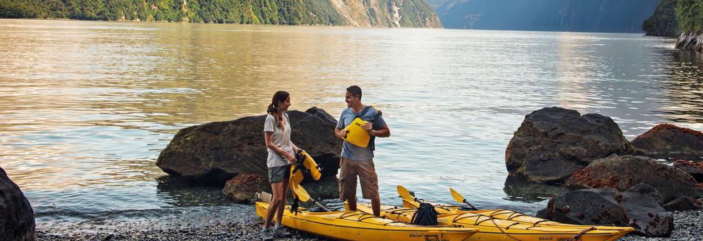 Bask in the scale of dramatic fiords, spectacular waterfalls and towering peaks in Milford Sound. Take a boat ride, scenic flight, kayak or hike!
