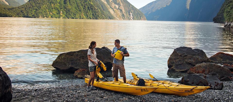 Bask in the scale of dramatic fiords, spectacular waterfalls and towering peaks in Milford Sound. Take a boat ride, scenic flight, kayak or hike!