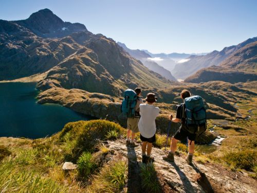 Der Weg zum Key Summit ist ein kinderfreundlicher, einfacher halbtägiger Spaziergang auf dem Routeburn Track.