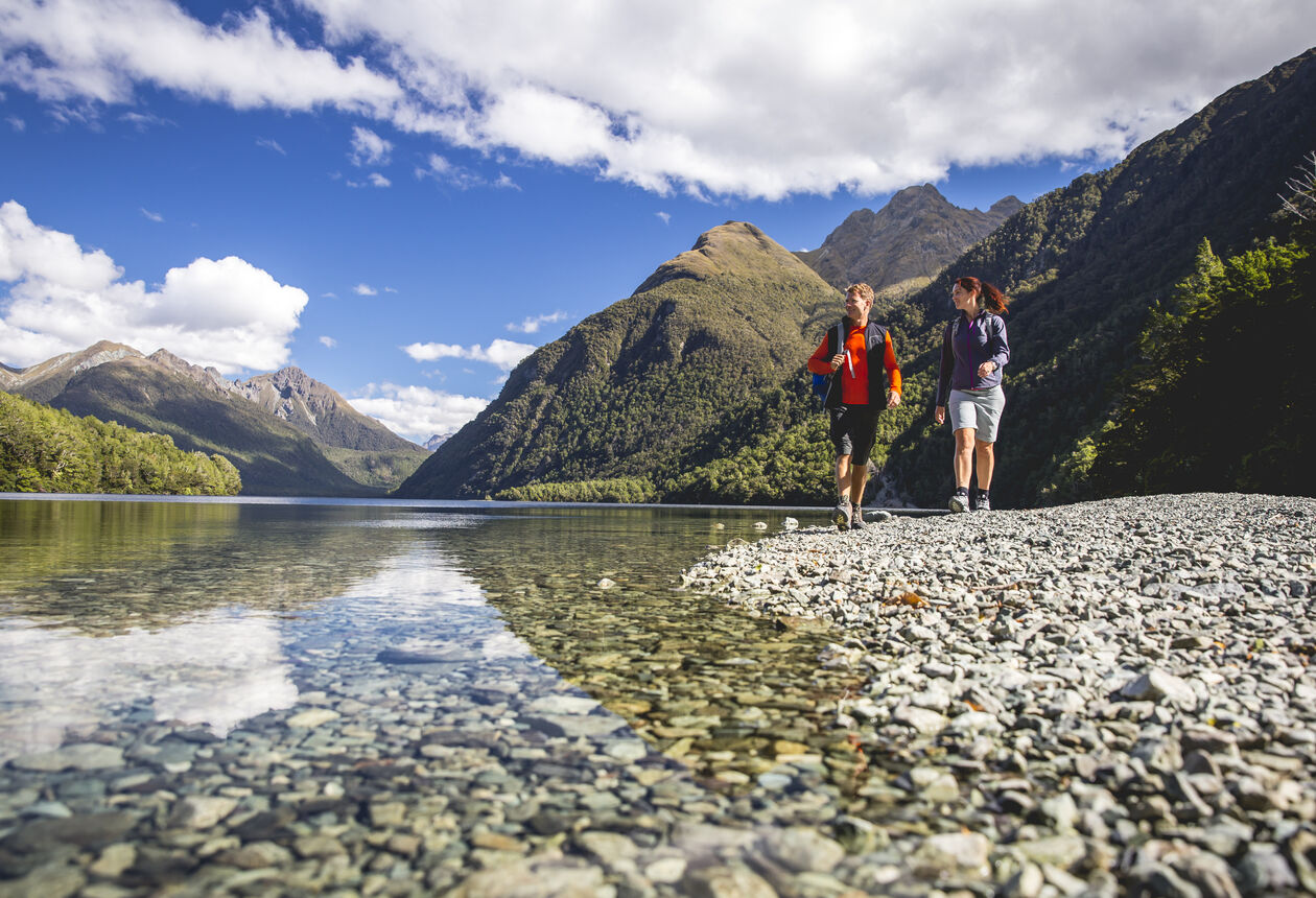 Fiordland, on New Zealand's South Island, is home to the spectacular Milford Sound and Doubtful Sound. Stay in Te Anua or Manapouri to explore the breathtaking treasures of Fiordland by water, air or hiking.