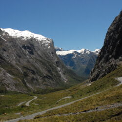 Dramatic landscapes are your constant companions on The Milford Road.