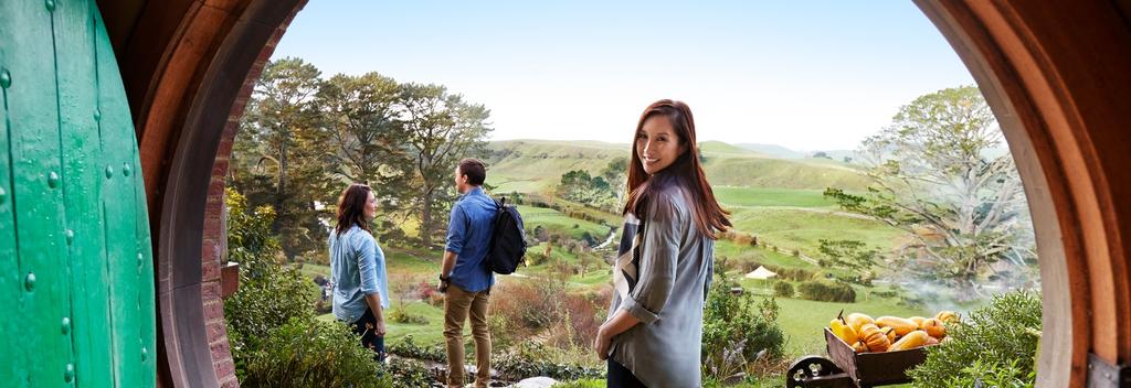 参观马塔马塔（Matamata）的霍比屯电影取景地，探寻真正的中土世界。