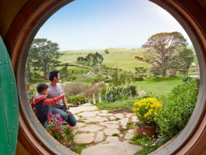 Visit the mythical land where hobbits once lived at the Hobbiton Movie Set, in the rolling pastures of Waikato-Hamilton, just south of Auckland.