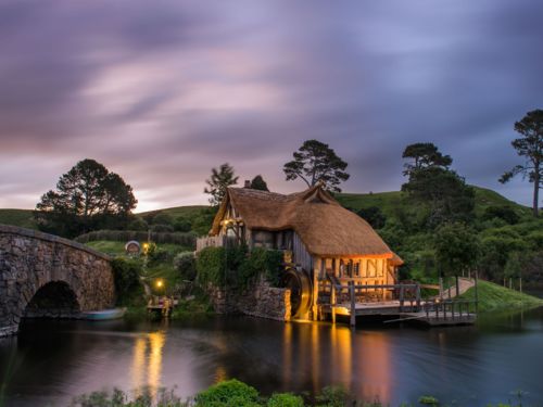 The Mill wedding venue at Hobbiton Movie Set