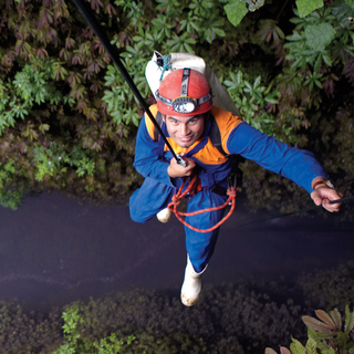 One of Waitomo's most amazing caving experiences is the journey through the Lost World.