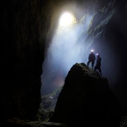 Descend into the magical landscape of Waitomo Caves and marvel at the ancient limestone structures. Keep and eye out for glow worms as you explore one