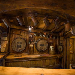 The bar at Hobbiton™ Movie Set&#039;s Green Dragon Inn