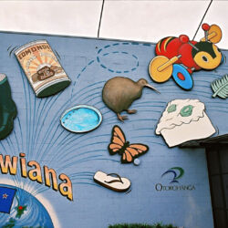 Ōtorohanga is famous for kiwiana - quirky art depicting New Zealand icons