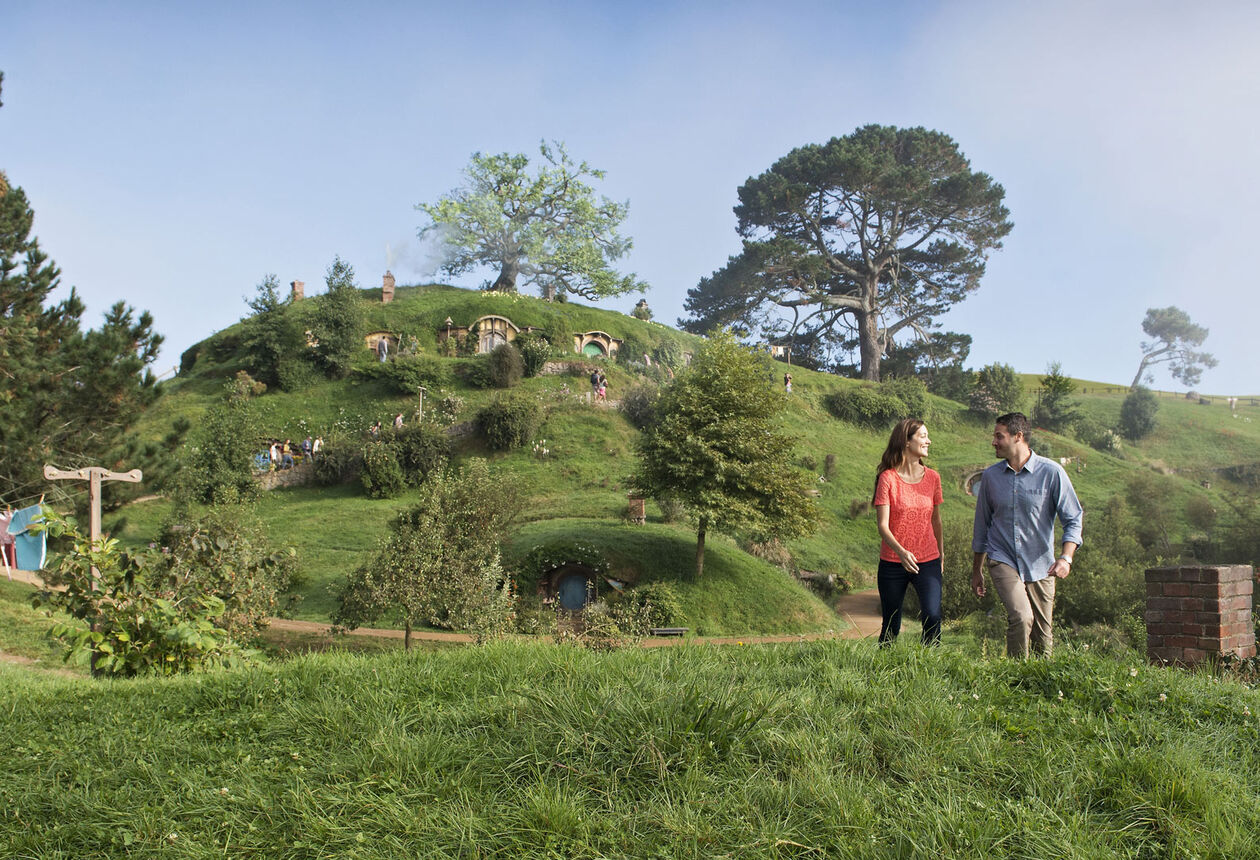 ワイカト地方の町マタマタは、ピーター・ジャクソン監督の映画『ロード・オブ・ザ・リング』で、フロドとビルボの家のロケ地となりました。
