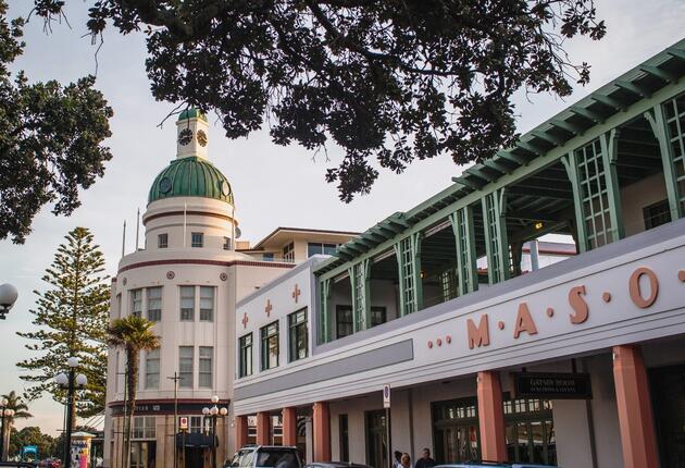 Napier, located in Hawke's Bay, has beautifully preserved 1930s architecture and that is city's special point of difference.