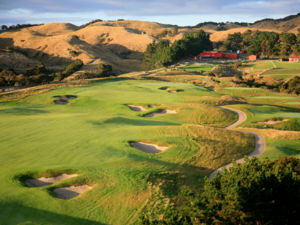 Hole 2, Cape Kidnappers golf course