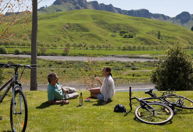 Havelock North is a pretty country town known for art, honey and friendly restaurants. Nearby Te Mata Peak delivers panoramic views of the region.