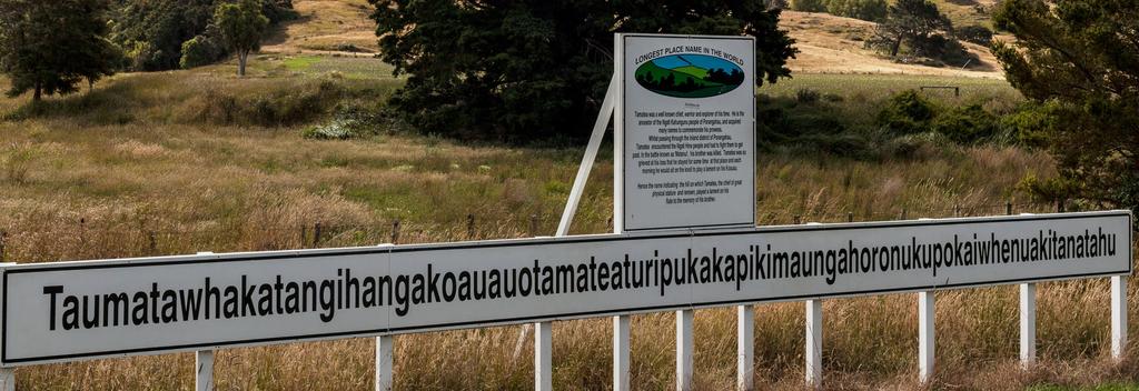 Town with the longest name in New Zealand