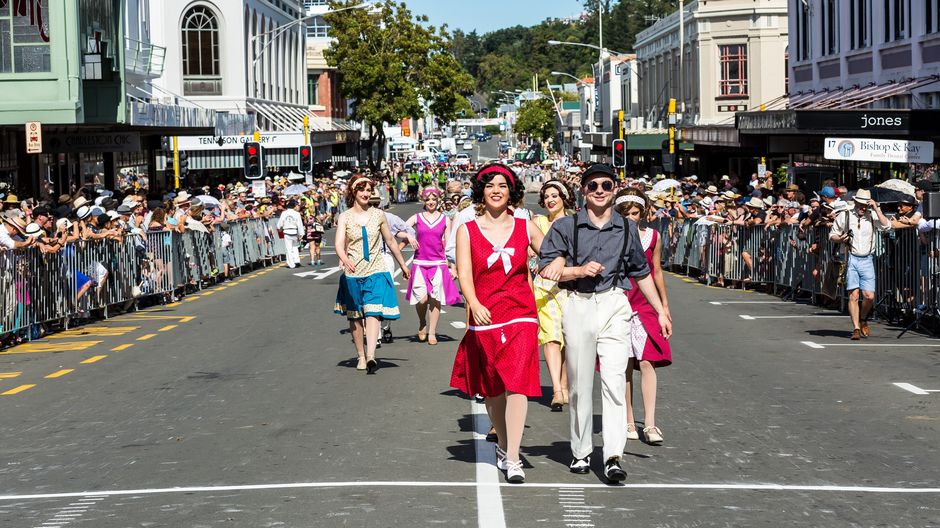 Enthusiasts celebrate the 1920s and 1930s at Napier's annual Art Deco Festival