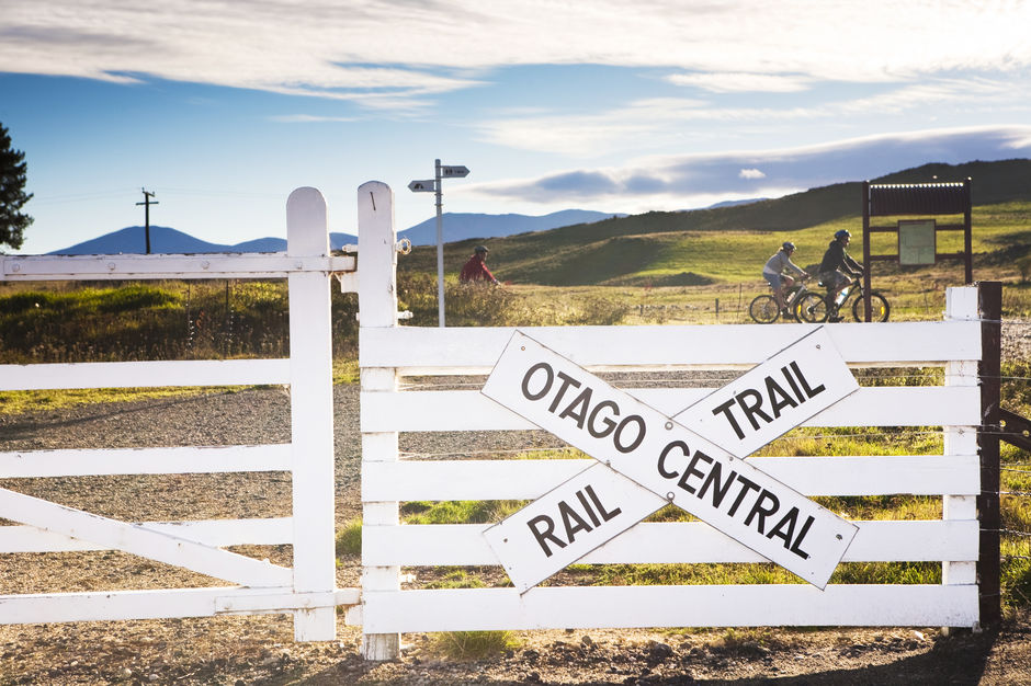 Cycle part of the Otago Central Rail Trail as part of your tour in Central Otago, South Island