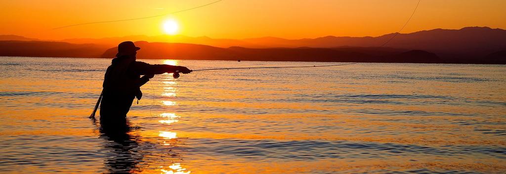 Fly fishing Great Lake Taupo