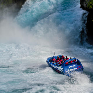 Huka Falls, New Zealand's most visited natural attraction