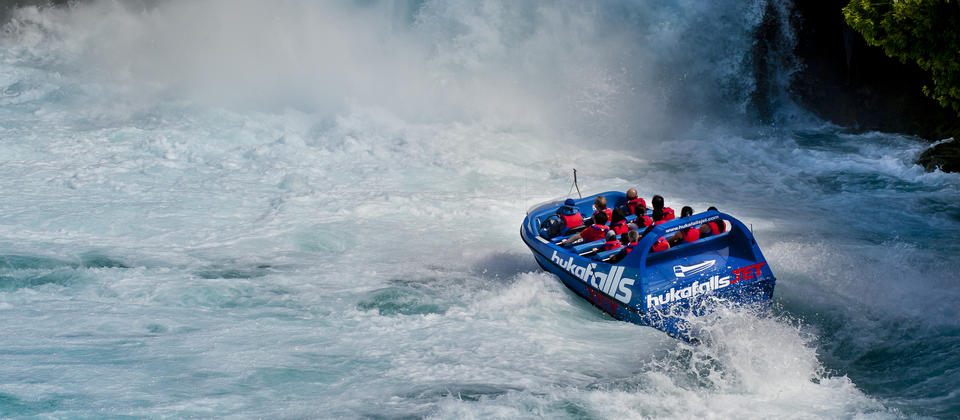 Huka Falls, New Zealand&#039;s most visited natural attraction