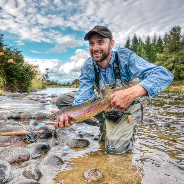 Trout fishing is a favourite pastime in Turangi