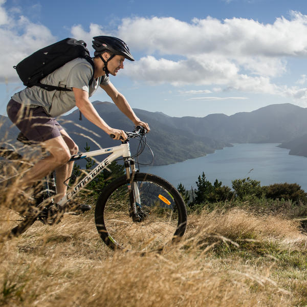Mountain biking is a great way to do the Queen Charlotte Track - even if you're a beginner.