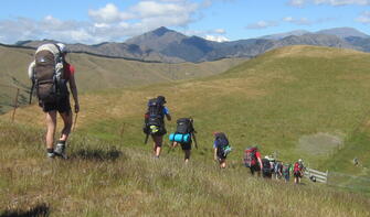 Undulating hills and pretty lagoon views characterise this trail.