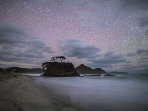 Great Barrier Island by night