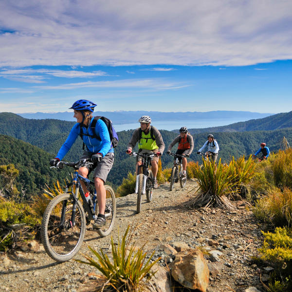 Magnificent views on the Dun Mountain Cycle Trail