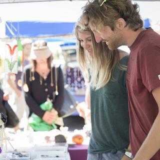 Explore the local produce and crafts at the markets.