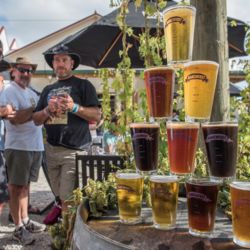 Craft beer stack at Marchfest 