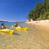 Abel Tasman National Park is popular for its sandy beaches, clear turquoise waters and endless water activities.