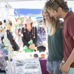 Explore the local produce and crafts at the markets.