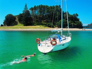 The Bay of Islands begs to be explore by sail boat.