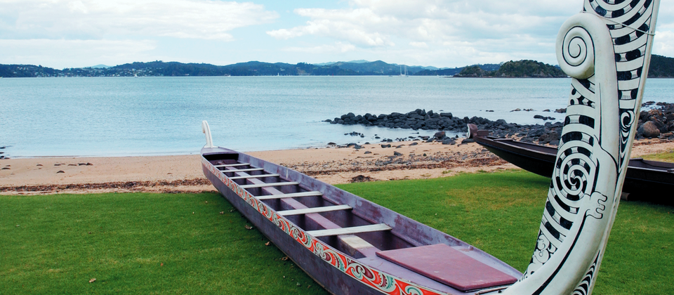 怀唐伊（Waitangi）的瓦卡（Waka）战船