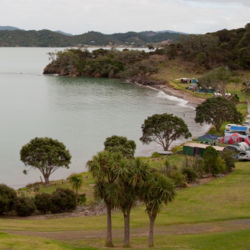 Overlooking the mouth of Whangaruru Harbour, with sheltered waters, walking, swimming and boating activities.