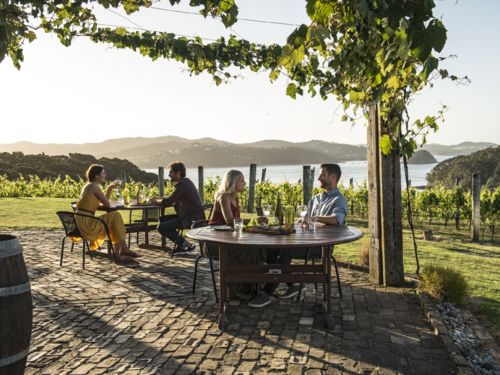 Visit this aquatic playground of 144 islands. Take a boat cruise, swim with dolphins, or have a vineyard lunch in Russell.