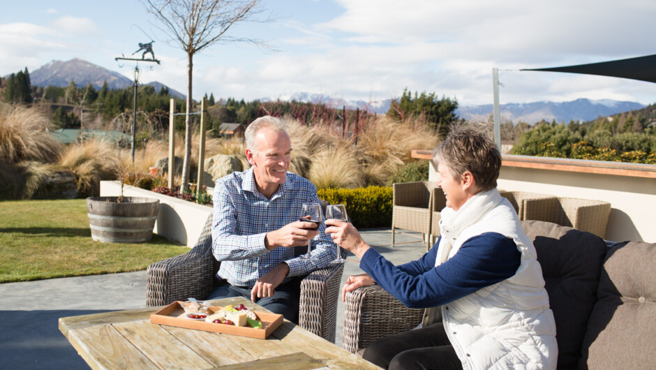 We have a magnificent terrace for enjoying early evening drinks