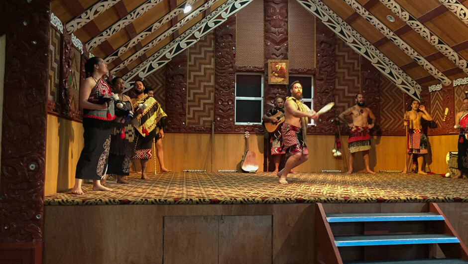 Maori cultural show at Te Puia, Rotorua.