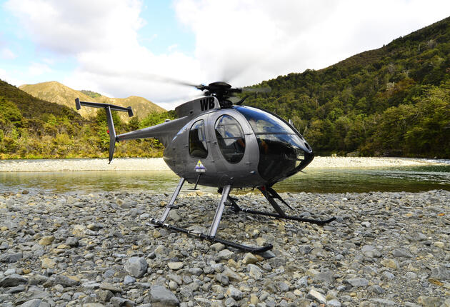 In New Zealand helicopters are sometimes referred to as 'magic carpets' and for anglers, that’s exactly what they are.