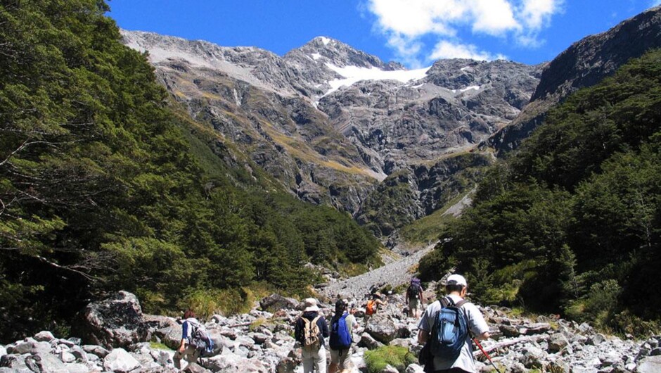 New Zealand Hiking and Tramping Vacations from the New Zealand vacation and tour specialists