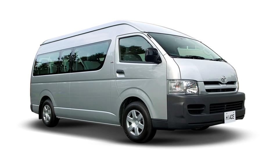 Toyota Hiace 12 Seat Van from $114 per day.