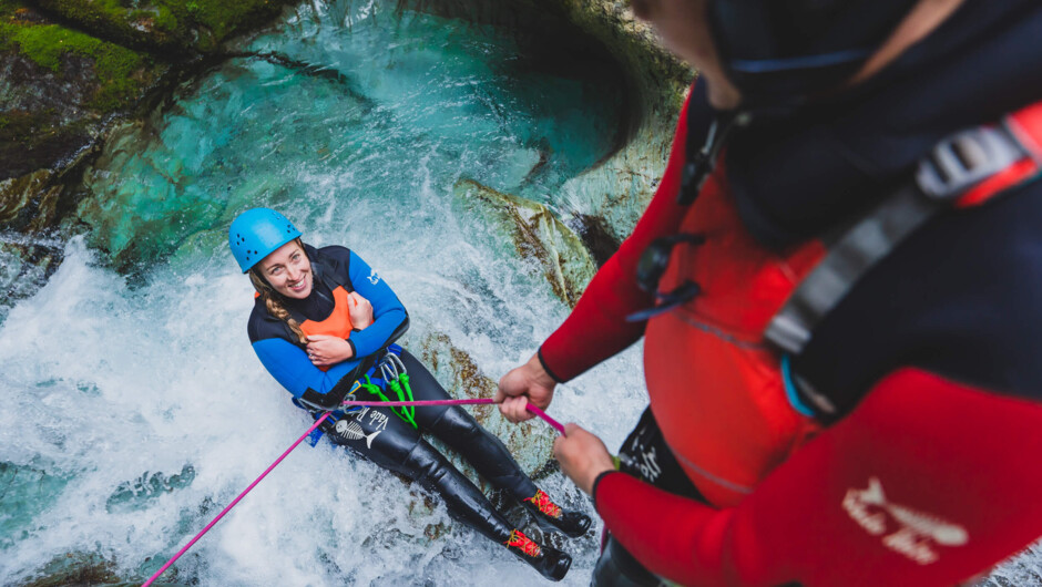 Guided canyoning experiences