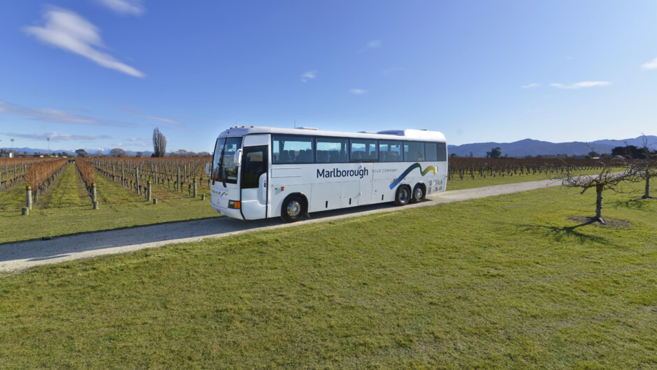 We have a range of coaches, vans and sedans to suit every touring and transportation need in Marlborough and the top of the South Island