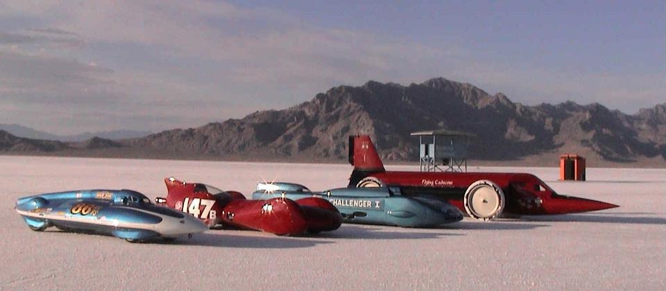 World's Fastest Indian, Utah's salt flats.