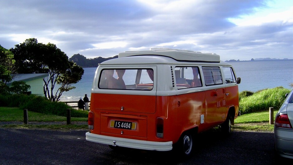 1975 VW at Hahei Beach NZ